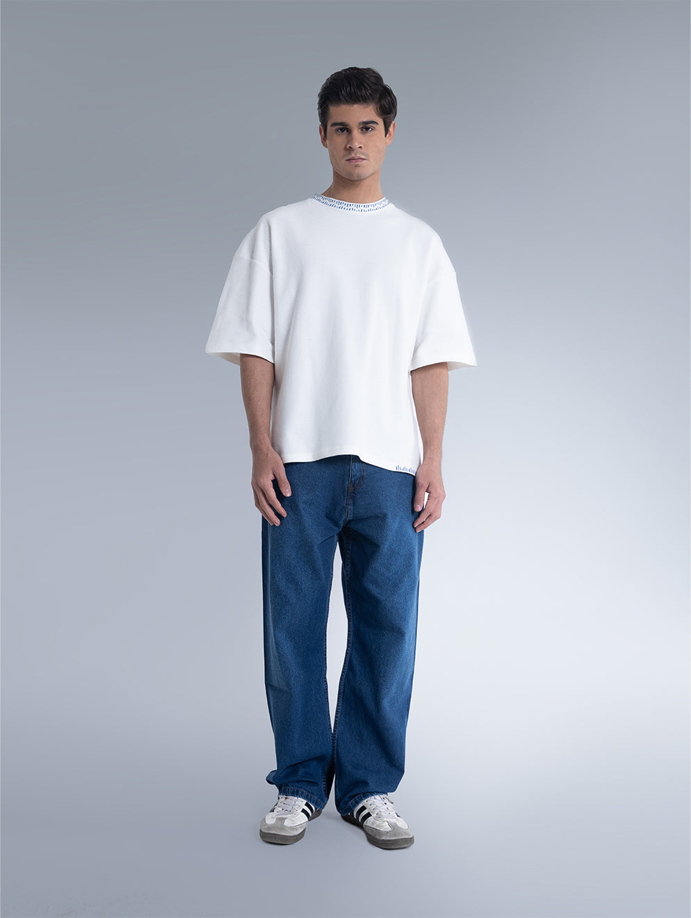NEL Knit White T-Shirt