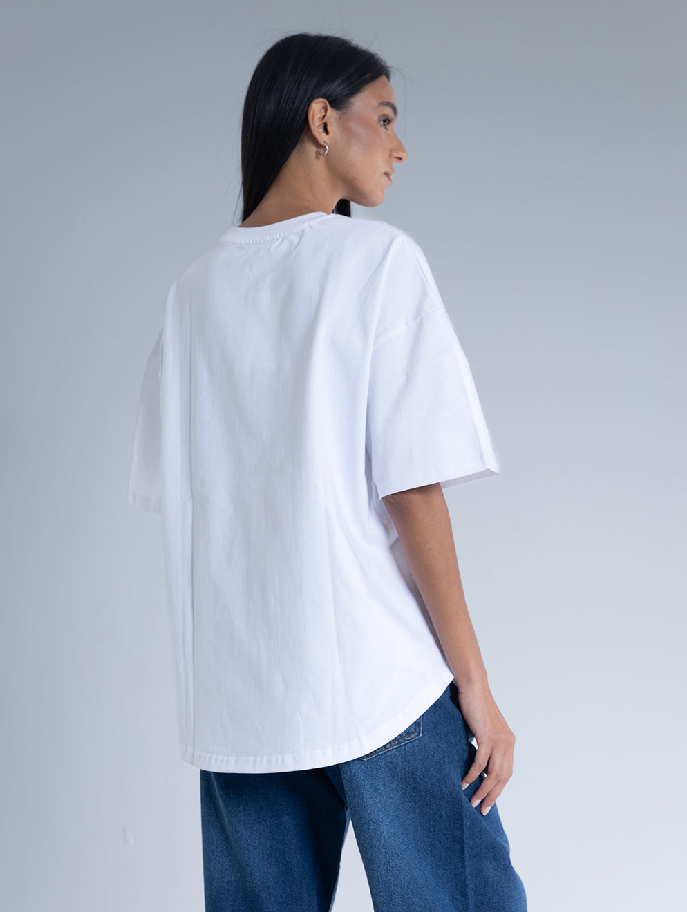 NEL Script White T-Shirt