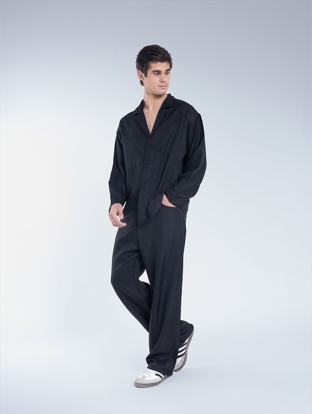 SOL Linen Pants in Onyx
