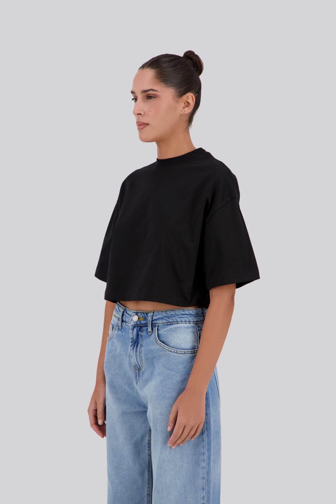 Sun Line Cropped Tee