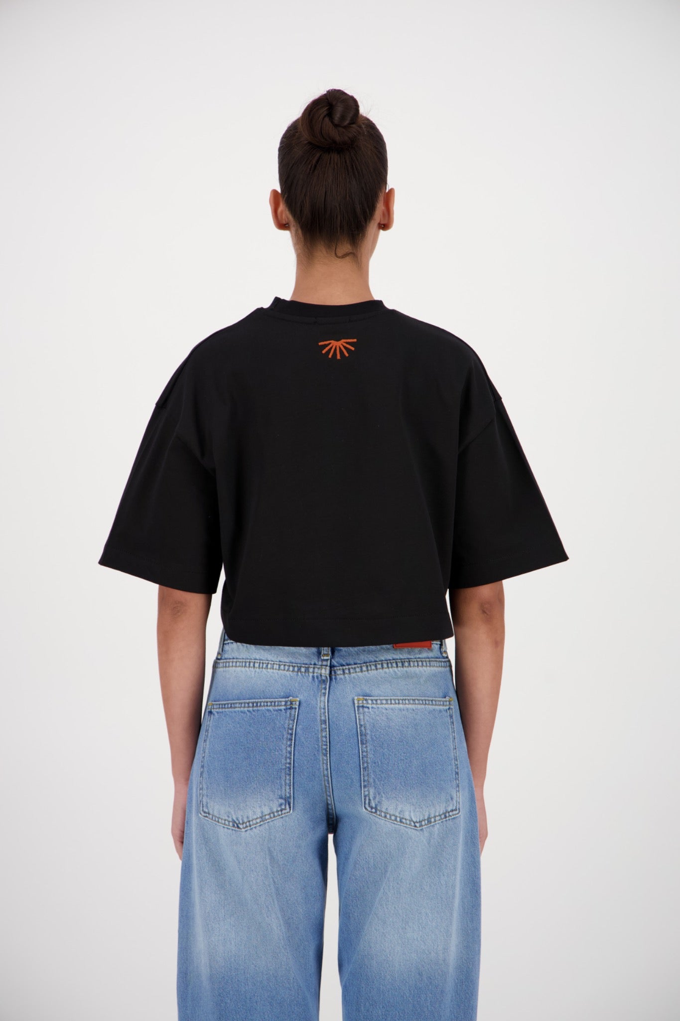 Sun Line Cropped Tee
