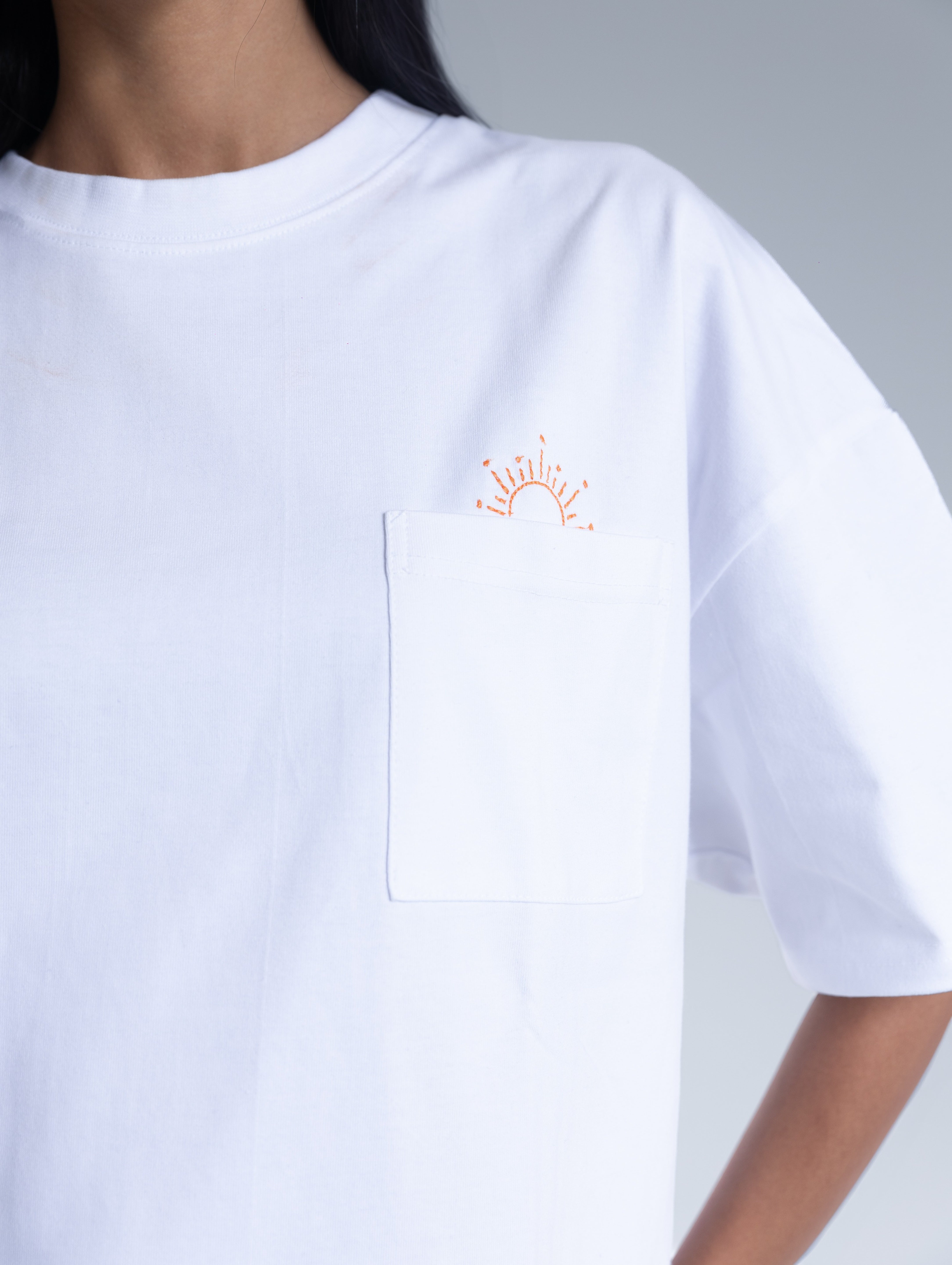 NEL Script White T-Shirt